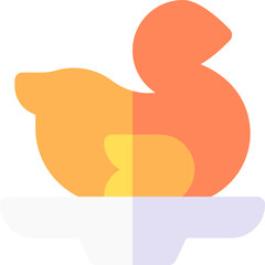 goose illustration on a white background     