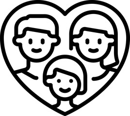 heart illustration on a white background     