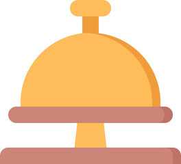 hotel bell illustration on a white background     