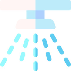 irrigation system illustration on a white background     