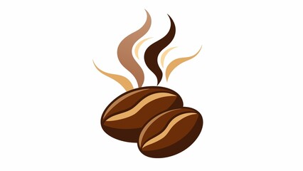 Hyper Realistic Coffee Beans Steam Ultra Detailed Art