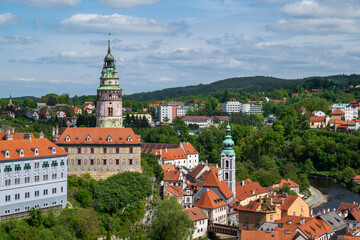 Fototapeta premium State Castle and Chateau Cesky Krumlov, Czech Republic