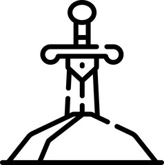 knight illustration on a white background     