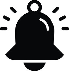 silhouette of a man with a bell