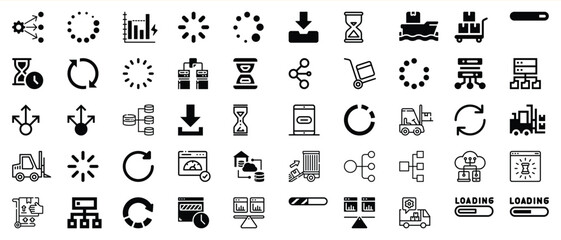 Loading and processing icon set