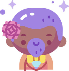 man illustration on a white background     