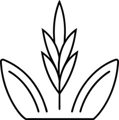 vector illustration of a leaf