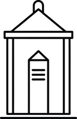 illustration of a cartoon house