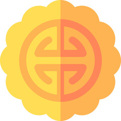 mooncake illustration on a white background     