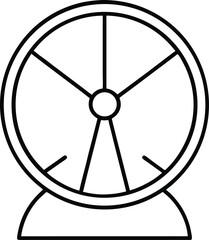 Naklejka premium wind turbine on a white background