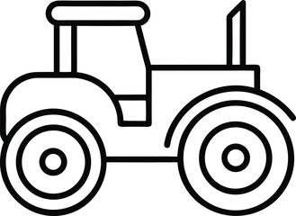 tractor isolated on white background