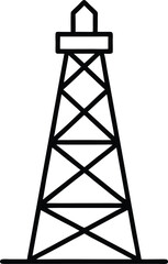 silhouette of a lighthouse