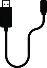 electric plug on white background