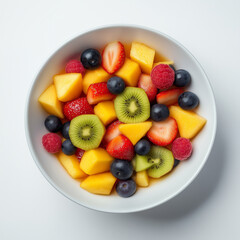 fruit salad in a bowl