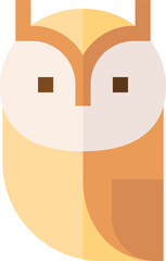owl illustration on a white background     