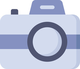 photo camera illustration on a white background    