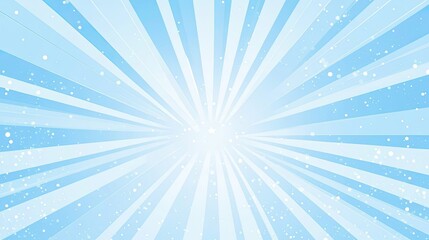 Light blue radiating sunburst background with subtle sparkles