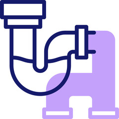 pipe illustration on a white background     