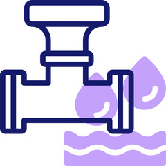 pipe illustration on a white background     