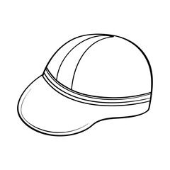 Hat Outline vector  Illustration