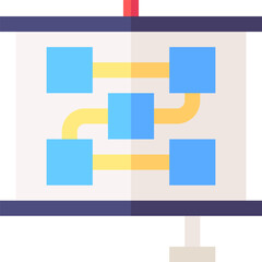 presentation illustration on a white background     