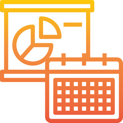 presentation illustration on a white background     