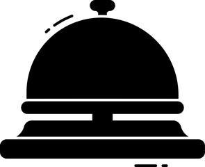 reception bell illustration on a white background     
