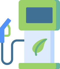 biofuel illustration on a white background    