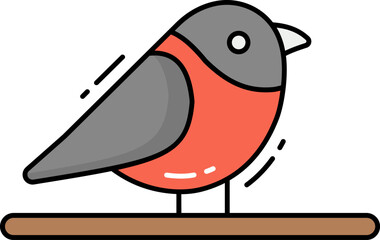 bird illustration on a white background     