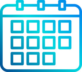calendar (4) illustration on a white background    