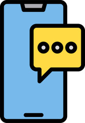 chat (2) illustration on a white background     