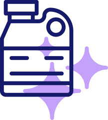 cleaner illustration on a white background    