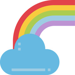 cloud illustration on a white background    