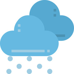 cloud illustration on a white background    