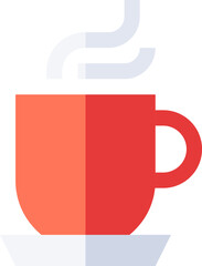 coffee cup illustration on a white background     