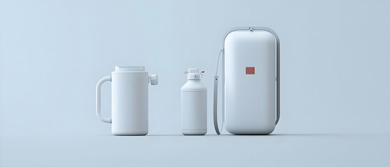 White Modern Minimalist Product Display