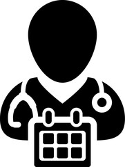 doctors illustration on a white background    