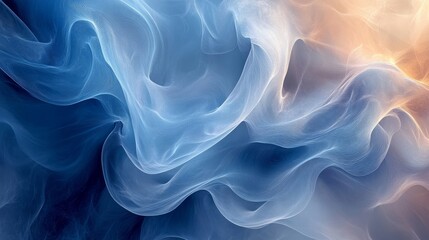 Fototapeta premium A flowing, ethereal texture of soft, pastel shades.