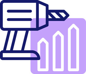 dril illustration on a white background 