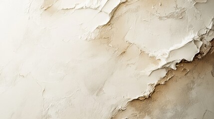 Naklejka premium Textured surface of light beige and tan plaster.