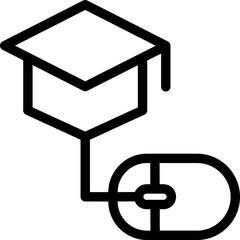 elearning illustration on a white background   