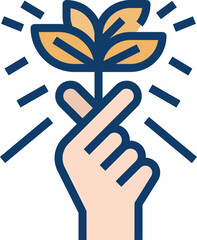 environment protection illustration on a white background    