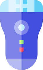 epilator illustration on a white background     