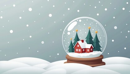 holiday snow globe