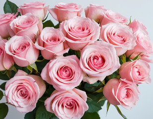 bouquet of pink roses background, pink roses bouquet HD 8K wallpaper Stock Photographic Image, special love gift