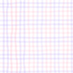 Pink Purple Plaid Gingham Check Hand Drawn Background Pattern Overlay