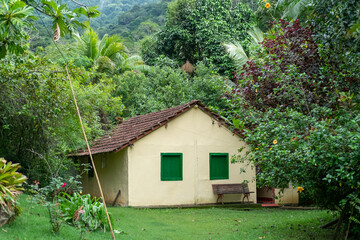 House in the Atlantic Forest in Brazil