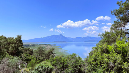 mountain lake in the mountains