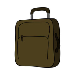 Luggage travel. Carry-on travel bag, and packing baggage for tourism, trolley bag for travel essentials