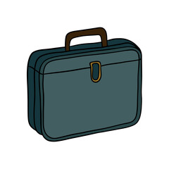 Luggage travel. Carry-on travel bag, and packing baggage for tourism, trolley bag for travel essentials